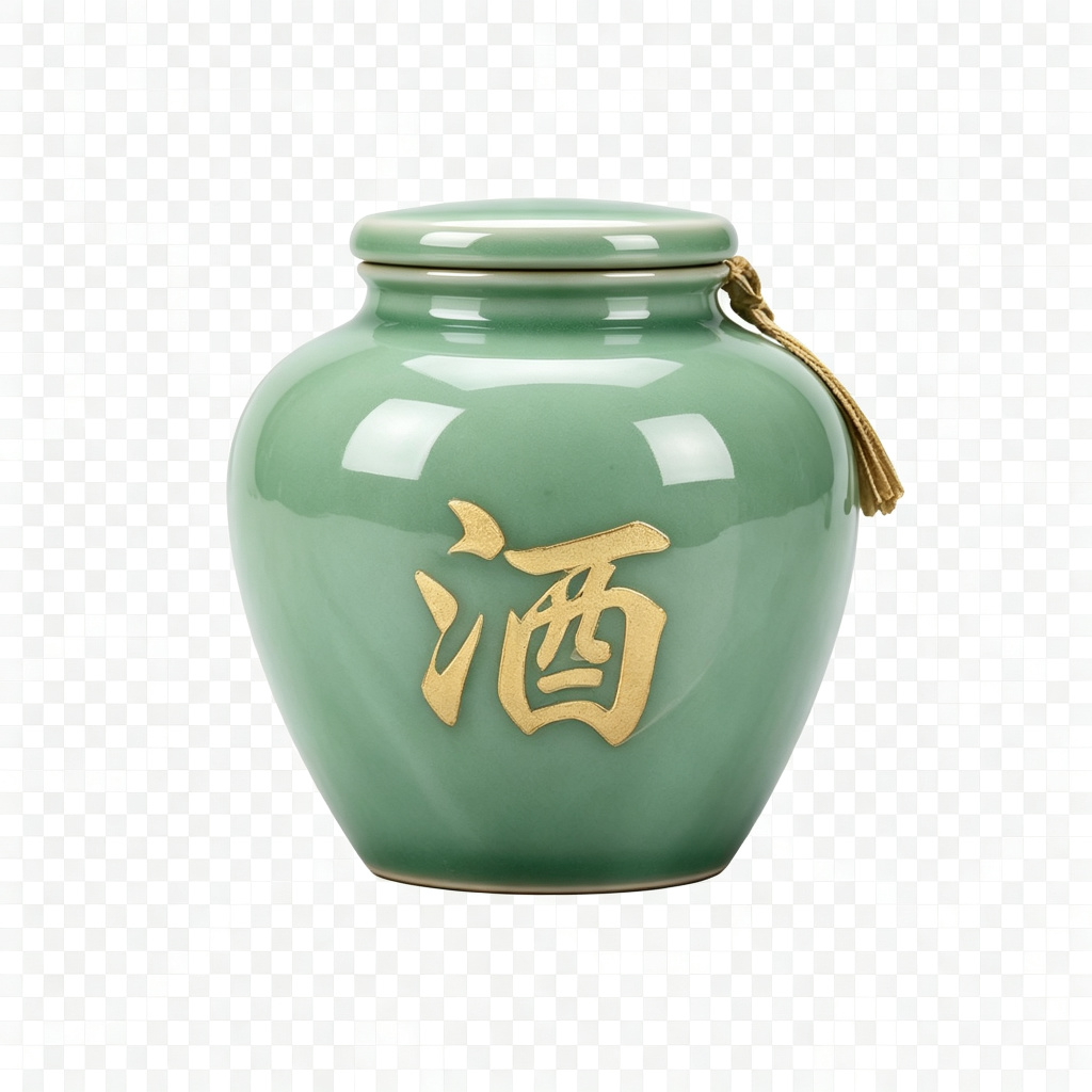 宴知己青瓷酒坛